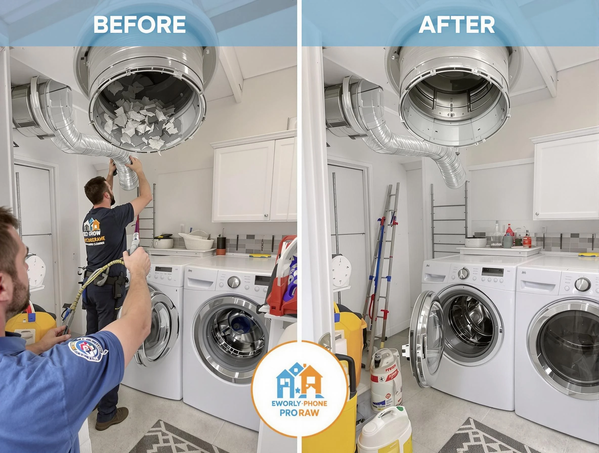 Residential dryer vent cleaning by Guthrie Dryer Vent Cleaning in Guthrie